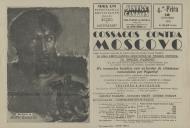 Programa do filme "Cossacos contra Moscovo" realizado por Mário Camerini com a participação dos atores Amedeo Nazzari, Iracema Dilian e Cesare Danova.
