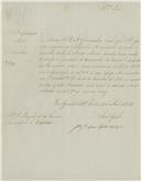 Circular do Governador Civil, passada pelo Secretário Geral, Joaquim José Dias Lopes de Vasconcelos, dirigida ao presidente da Câmara Municipal de Belas mandando proceder à elaboração do orçamento municipal para o ano económico de 1842/43, em conformidade com o novo código administrativo.