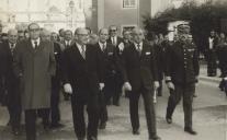 Ministro do Interior, César Henrique Moreira Batista, durante uma visita oficial a Sintra.