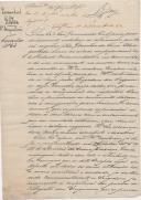 Circular do Secretário Geral do Governo Civil de Lisboa, Pedro José Oliveira,  , ao Administrador do Concelho de Sintra, remetendo um mapa para ser preenchido referente ao estado da população no ano de 1851, e do seu movimento no mesmo ano.