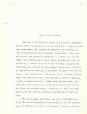 Carta remetida por Alexandre Rodrigues Ferreira ao senhor D. João D'Almeida Mello e Castro, a solicitar proteção para o portador da carta e para sua pessoa, e ainda informa sobre o estado das sementes que foram entregues para serem cultivadas.