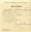 Registo de velocípede de marca La Guide, com o nº 7248, em nome de João Guilherme Silveira Machado, morador em Banzão.
