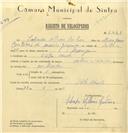 Registo de velocípede de marca Artur & Valadas, com o nº 6441, em nome de Salvador Albino Caetano, morador em Vila Verde.