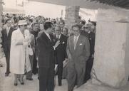 Visita do professor Joaquim Fontes ao Museu Arqueológico de S. Miguel de Odrinhas. 