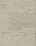 Ofício de A. João Pedro da Camara, Secretário Geral da 1ª Repartição do Governo Civil de Lisboa, ao Administrador do Concelho de Sintra, referente à recusa do comandante do destacamento Militar da Vila de lhe ceder duas praças para conduzir ao Governo Civil um refratário.