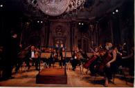 Concerto da Orquestra Gulbenkian com Pedro Burmester durante o Festival de Musica de Sintra, na sala da música do Palácio Nacional de Queluz.