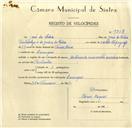 Registo de velocípede de marca Zundap, com o nº 9768, em nome de José da Silva, morador em Carenque.