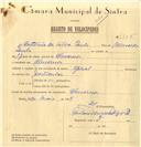 Registo de velocípede de marca Special, com o nº 7906, em nome de António da Silva Paulo, morador em Almornos.