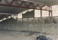 Construção do pavilhão do Hockey Club de Sintra.