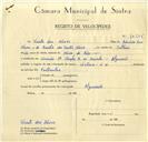 Registo de velocípede de marca VN-Vitória, com o nº 10135, em nome de Viriato das Neves, morador em Algueirão.
