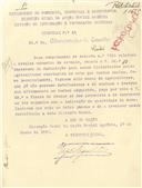 Circular dirigida ao Administrador do Concelho de Sintra, proveniente do Inspetor Geral de Acção Social Agrária, Virgílio [...], referente à debulha mecânica de cereais, informa que vão ser destribuidos impressos de declaração para serem distribuídos pelos agricultores.