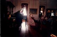 Concerto de Maria José Falcão, Aníbal Lima e Michel Gal durante o Festival de Musica de Sintra, no Palácio Nacional da Pena.