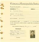 Registo de matricula de carroceiro em nome de Felisberto Patrício, morador em Rio de Mouro, com o nº de inscrição 1846.