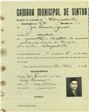 Registo de matricula de velocipedista em nome de João Lourenço Júnior, morador em Morelena, com o nº de inscrição 1680.