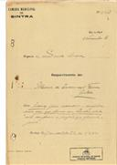 Reconstrução e ampliação de moradia em Boialvo em Sintra em nome de Maria da Encarnação Fonseca, com o Processo nº OB 443/1920, com a licença de construção nº 226 de 08/12/1920.