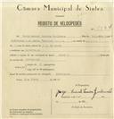 Registo de velocípede com o nº 7974, em nome de Jorge Manuel Pereira Guilherme, morador em Albarraque.