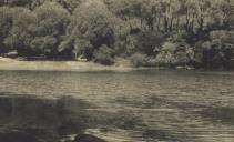 Vista parcial da Lagoa Azul na serra de Sintra.