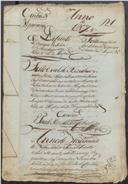 Feito cível de resíduos de testamento de Domingos da Silva da Relva, morador em Mafra, cujo testamenteiro foi o seu sobrinho Domingos Dias, morador no mesmo lugar. 