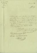 Atestado passado pelo Regedor Francisco António Raposo, da freguesia de Almargem do Bispo, comprovando que Joaquim, filho de Januário António, morador no lugar de Sabugo, trabalhava na lavoura com uma junta de bois e arado.