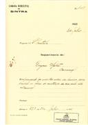 Prorrogação por 3 meses de licença para obras em moradia no Carrascal, em nome de Gregório Matias, com o Processo OB nº 408/1923, com a licença de construção nº 273 de 24/07/1923.