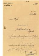 Construção de uma casa, e abertura de poço em Fonte das Eiras - Belas, em nome de José Alves Dias Guimarães, com o processo OB nº 451/1922, com a licença de construção nº 364 de 03/10/1922.