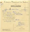 Registo de velocípede de marca Oriental, com o nº 6531, em nome de José Maria Baleia Feijão, morador em Bolelas.