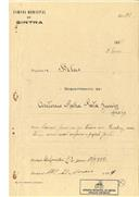 Construção de moradia em Queluz, em nome de António Rocha Prista Júnior, com o Processo OB nº 191/1924, com a licença de construção nº 171 de 21 /05 /1924.