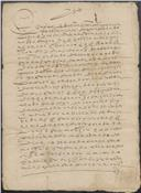 Carta de venda de metade de um trate na rua das mudas, em Lisboa, feita por Gaspar de Canpello e sua mulher Jacinta da Cunha a João Fernandes morador na dita rua.