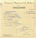 Registo de velocípede de marca Aprilia com o nº 6406, em nome de Joaquim Maria Lucas, morador em A-da-Beja.