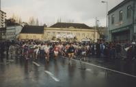 Prova de atletismo no Cacém junto ao edifício da junta de freguesia de Agualva Cacém. 