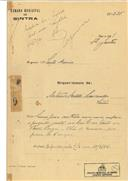 Construção de moradia em Sintra em nome de António Duarte Lavrador, com o Processo nº OB 235/1921, com a licença de construção nº 215.