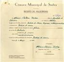 Registo de velocípede de marca Gloria, com o nº 9782, em nome de Albérico Oliveira Teodoro, morador em Piedade da Serra.