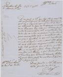 Ofício de Francisco Firmino de Oliveira, Regedor da Paróquia de Rio de Mouro, ao Administrador do Concelho de Sintra, referente à participação do cabo José Dionísio, sobre a agressão feita a Silvéria Joaquina, por Francisco Roíz Lobo, ambos de Nafarros.