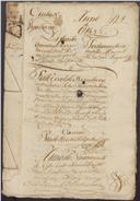 Feito cível de resíduos de testamento contra Manuel Pereira, morador em São Pedro de Penaferrim, enquanto testamenteiro de sua mãe Francisca Xavier.