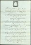 Certidão de inscrição definitiva do domínio direto de um prazo a favor da <span class="hilite">Igreja</span> de São João Batista de São João das Lampas do qual era enfiteuta José Duarte, morador em Bolelas.
