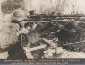 Granadeiros Alemães preparando-se para repelir um ataque dos Bolchevistas no Don durante a II Guerra Mundial.