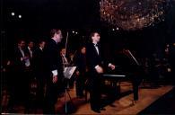 Concerto de Maria João Pires, Augustin Dumay, Gérard Caussé, Ariane Granjon e Jian Wang durante o Festival de Musica de Sintra, na sala da música do Palácio Nacional de Queluz.