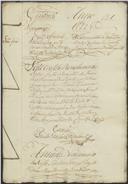 Feito de cível de resíduos de testamento contra Francisco de Brito, morador na Azóia, enquanto testamenteiro de João Pereira, morador no mesmo lugar.