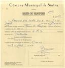 Registo de velocípede de marca L.R.S., com o nº 6998, em nome de Joaquim dos Santos Duarte, morador em Cacém.