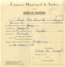 Registo de velocípede de marca Império, com o nº 7669, em nome de Orlando Rosa Ramalho, morador em Godigana.