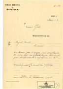 Ampliação de uma casa na Amoreira em São João das Lampas em nome de Miguel Duarte com o Processo OB nº 184/1925, com a licença de construção nº 274 de 07 09/1925.