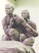 Escultura dos Perseguidos de Anjos Teixeira.