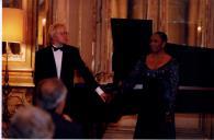 Concerto de Barbara Hendricks e Roland Pöntinen, durante o festival de música de Sintra na sala da música, no Palácio Nacional de Queluz.