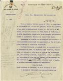 Ofício dirigido ao Administrador do Concelho de Sintra, proveniente do Engenheiro Presidente da Comissão Executiva da Junta Autónoma de Estradas, António Taveira de Carvalho, referente a reclamações apresentadas contra o empreiteiro Etelvino da Cunha Sotto Mayor.