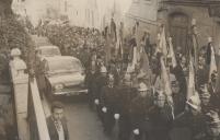 Funeral do Visconde de Asseca na rua Dr. Alfredo Costa.