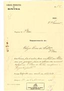 Construção de um ginásio do Colégio Liceu de Sintra, com o Processo nº OB 55/1923, com a licença de construção nº 56 de 08/12/1922. Projeto do arquiteto Manuel Joaquim Norte Júnior.