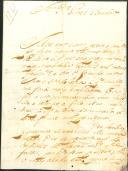 Carta dirigida a Domingos Pires Bandeira proveniente de António Bolarte Dique a propósito da sua viagem para Coimbra e a dar notícias do início do exercício do seu lugar.