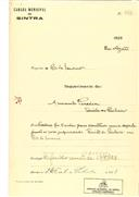 Construção de uma capela em Quinta do Pinheiro, em nome de Armando Pereira, com o Processo OB nº 460/1923, com a licença de construção nº 326 de 06/09/23.