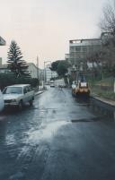 Repavimentação de uma rua em Queluz.