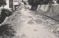 Obras de beneficiação da Rua de D. Dinis no Cacém.